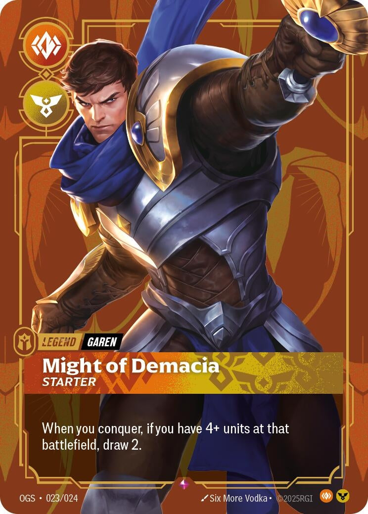 Image for Garen - Might of Demacia (Starter) [023/024] - Riftbound: League of Legends Trading Card Game