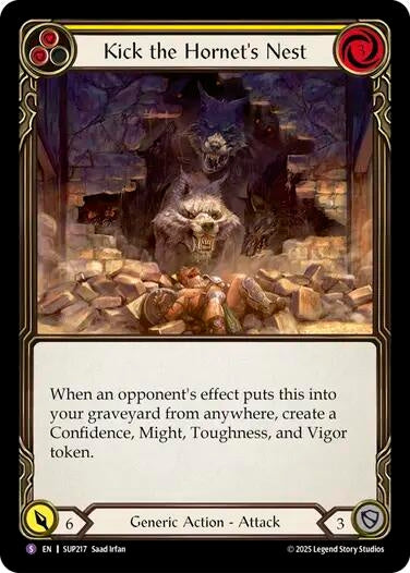Image for Kick the Hornet's Nest [SUP217] - Flesh and Blood TCG
