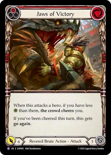 Image for Jaws of Victory [SUP005] - Flesh and Blood TCG