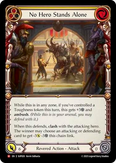 Image for No Hero Stands Alone [SUP020] - Flesh and Blood TCG