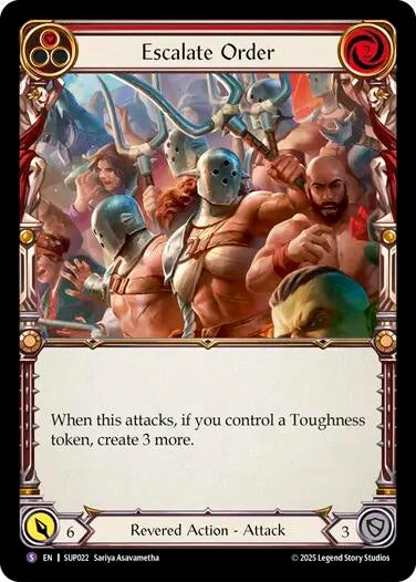Image for Escalate Order [SUP022] - Flesh and Blood TCG