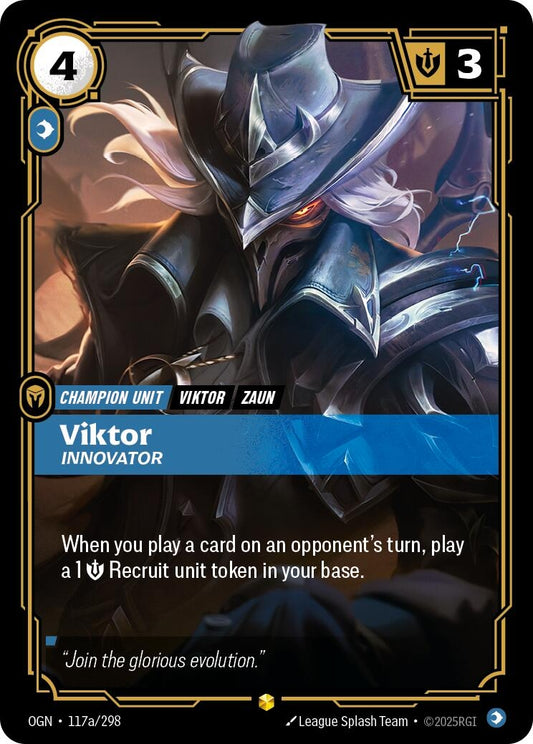 Image for Viktor - Innovator (Alternate Art) [117a/298] - Riftbound: League of Legends Trading Card Game