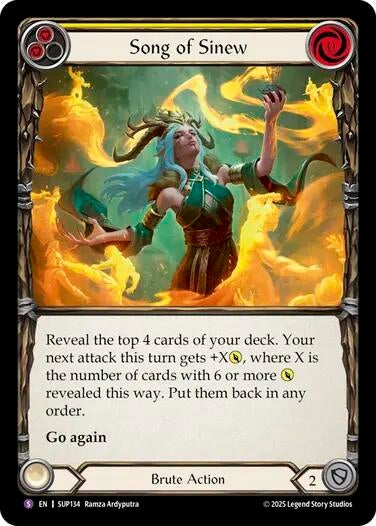Image for Song of Sinew [SUP134] - Flesh and Blood TCG
