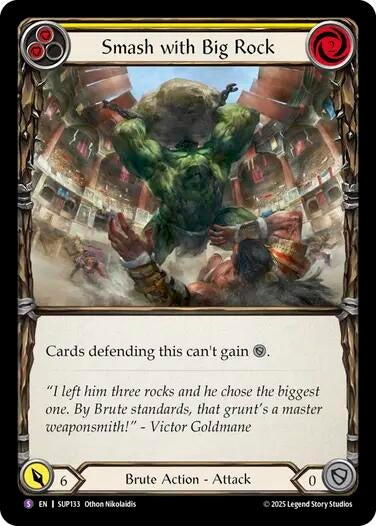 Image for Smash with Big Rock [SUP133] - Flesh and Blood TCG