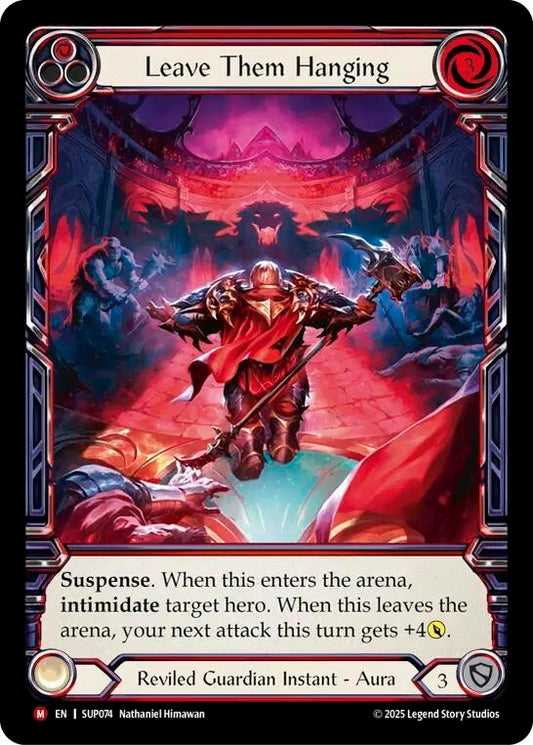 Image for Leave Them Hanging (Extended Art) [SUP074] - Flesh and Blood TCG
