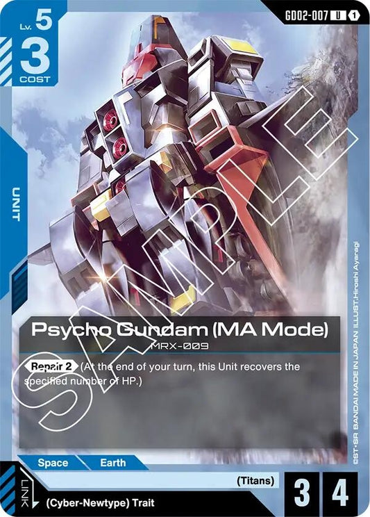 Image for Psycho Gundam (MA Mode) [GD02-007] - Gundam Card Game