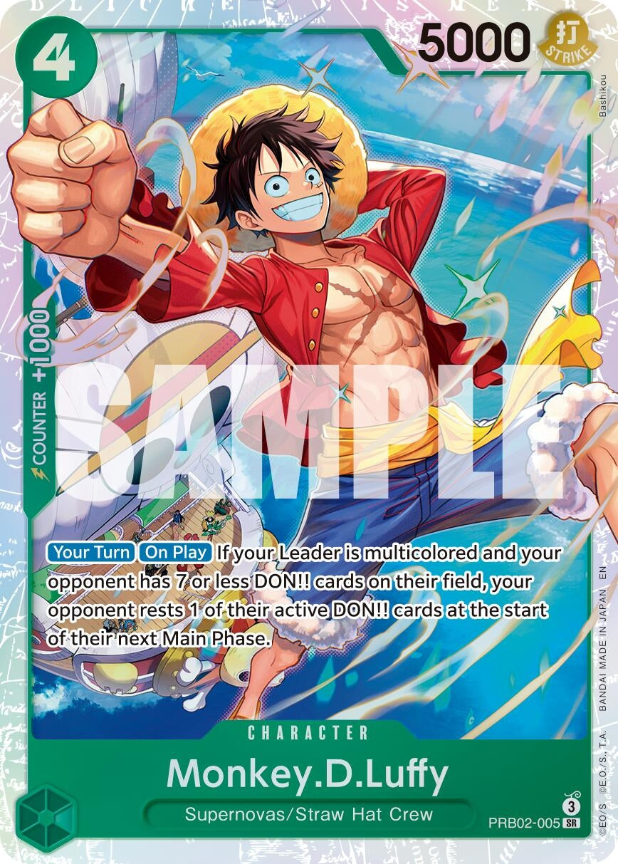 Image for Monkey.D.Luffy - PRB02-005 [PRB02-005] - One Piece Card Game