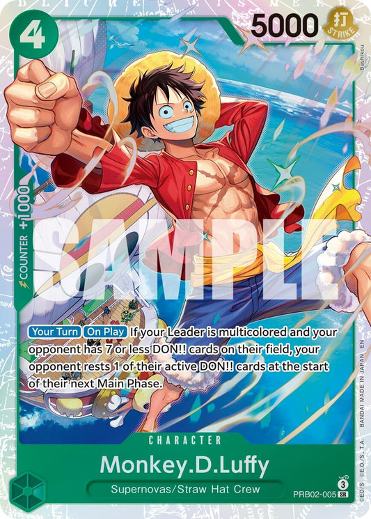 Image for Monkey.D.Luffy - PRB02-005 [PRB02-005] - One Piece Card Game