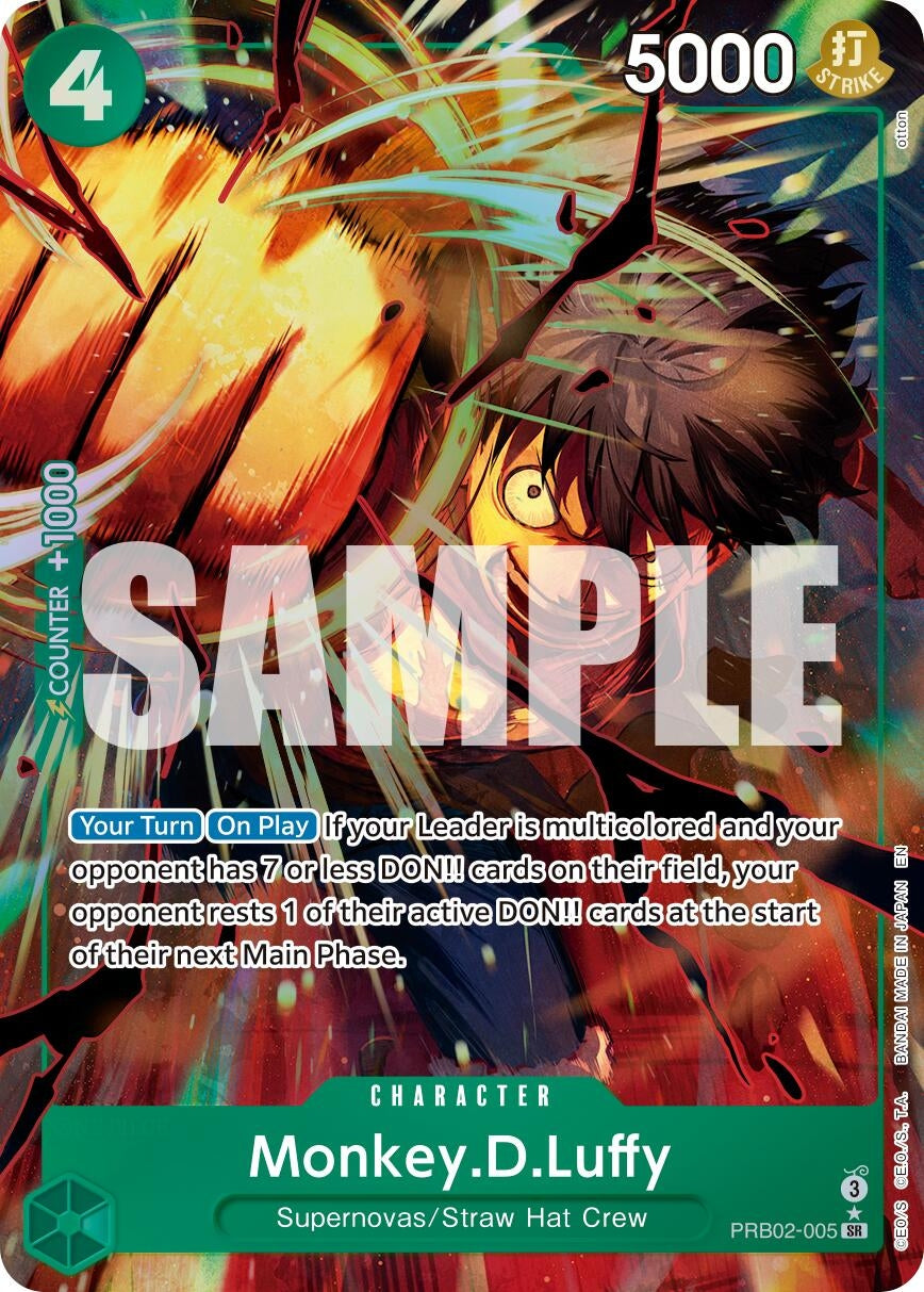 Image for Monkey.D.Luffy - PRB02-005 (Alternate Art) [PRB02-005] - One Piece Card Game