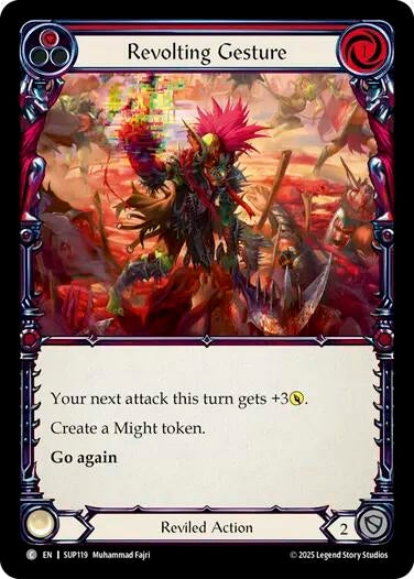 Image for Revolting Gesture [SUP119] - Flesh and Blood TCG