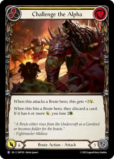 Image for Challenge the Alpha [SUP129] - Flesh and Blood TCG