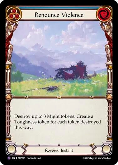 Image for Renounce Violence [SUP025] - Flesh and Blood TCG