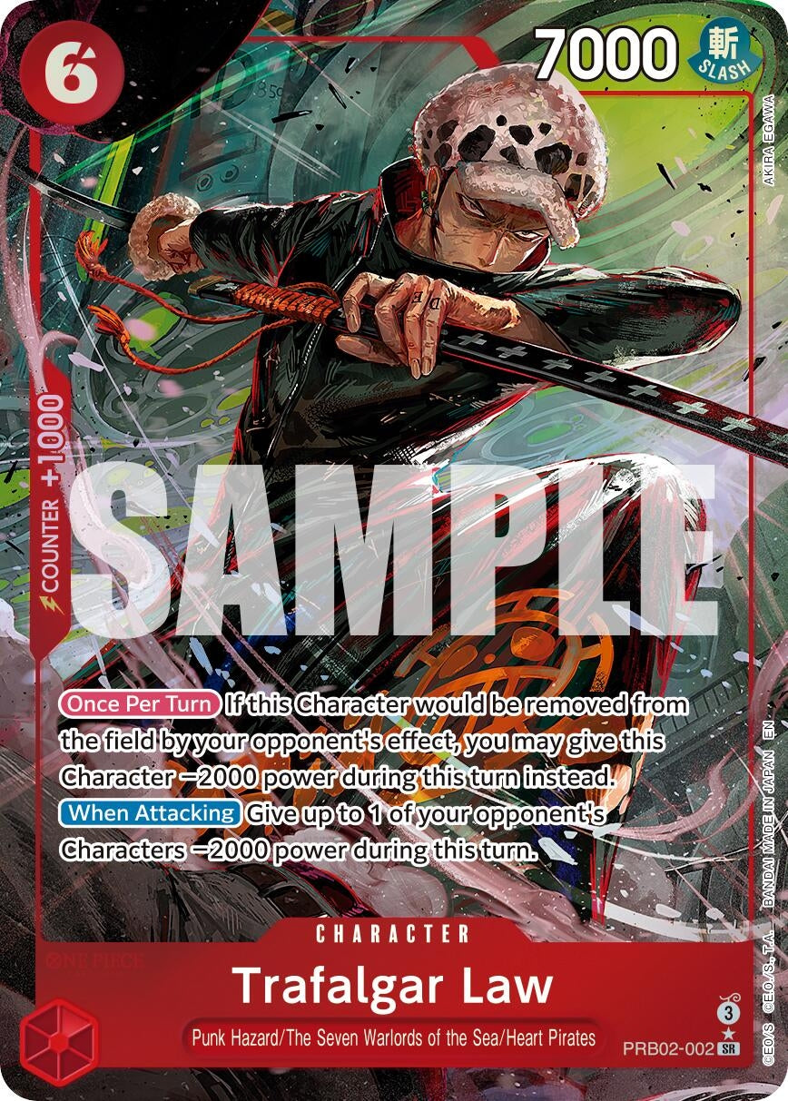 Image for Trafalgar Law - PRB02-002 (Alternate Art) [PRB02-002] - One Piece Card Game