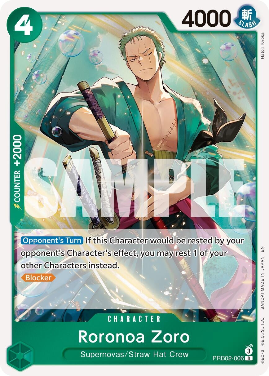 Image for Roronoa Zoro - PRB02-006 [PRB02-006] - One Piece Card Game