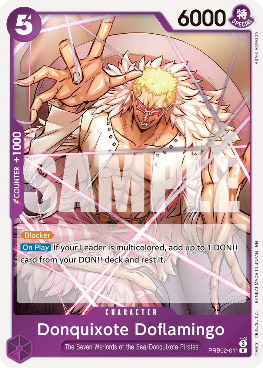 Image for Donquixote Doflamingo [PRB02-011] - One Piece Card Game