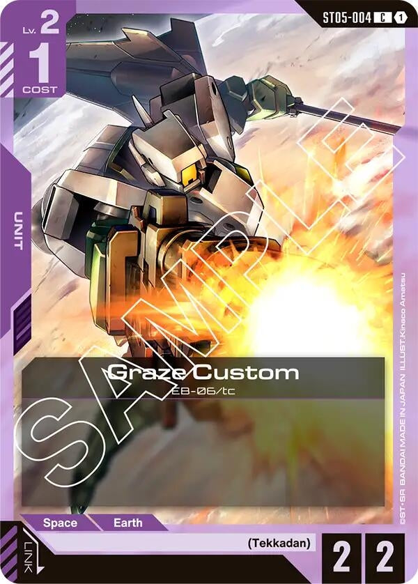 Image for Graze Custom [ST05-004] - Gundam Card Game