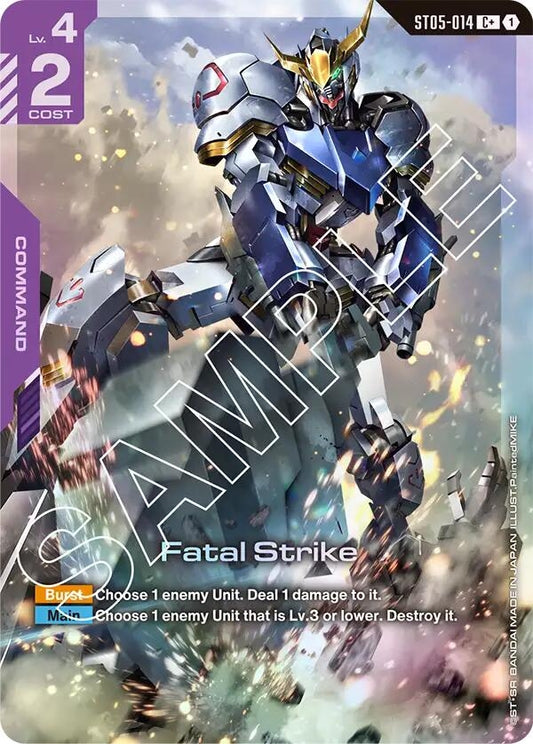 Image for Fatal Strike (C+) [ST05-014] - Gundam Card Game