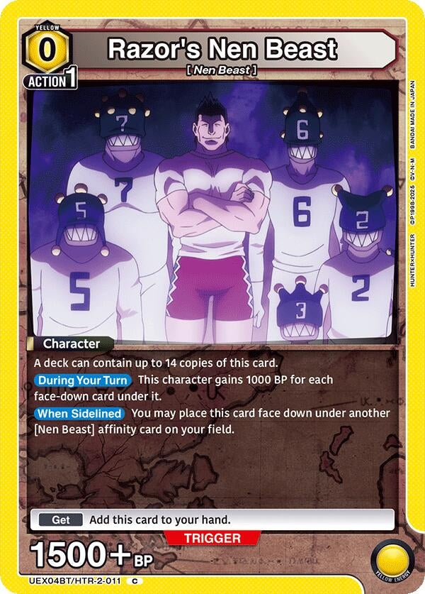 Image for Razor's Nen Beast [UEX04BT/HTR-2-011] - Union Arena