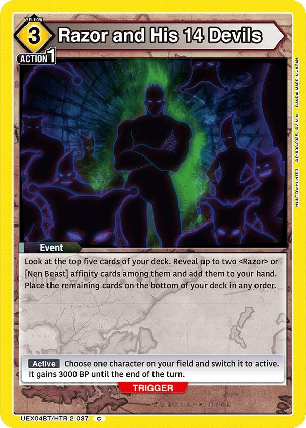 Image for Razor and His 14 Devils [UEX04BT/HTR-2-037] - Union Arena