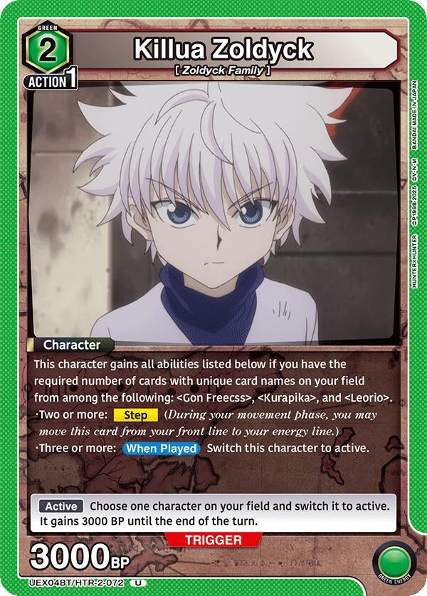 Image for Killua Zoldyck (072) [UEX04BT/HTR-2-072] - Union Arena