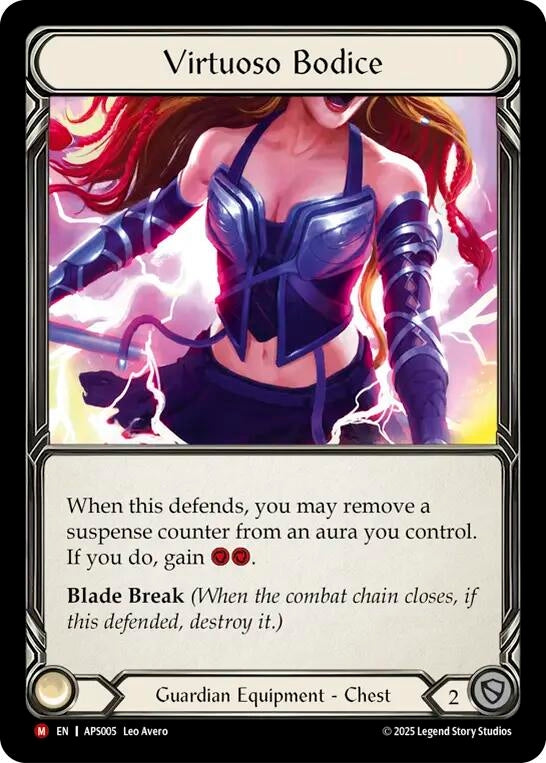 Image for Virtuoso Bodice [APS005] - Flesh and Blood TCG