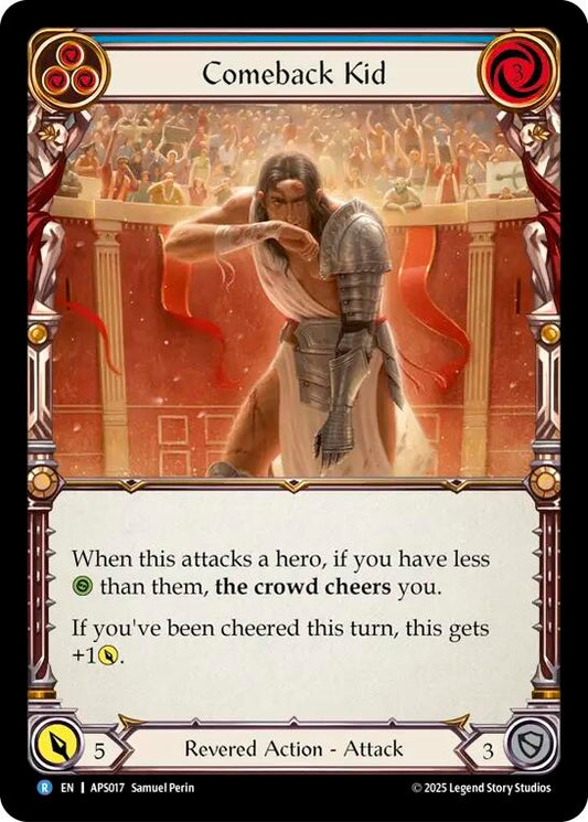 Image for Comeback Kid (Blue) [APS017] - Flesh and Blood TCG