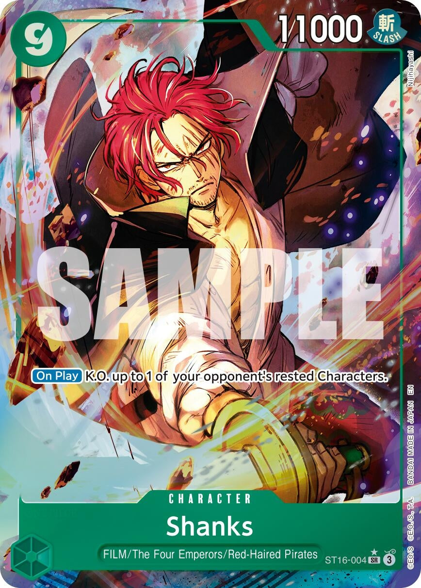 Image for Shanks - ST16-004 (Alternate Art) [ST16-004] - One Piece Card Game