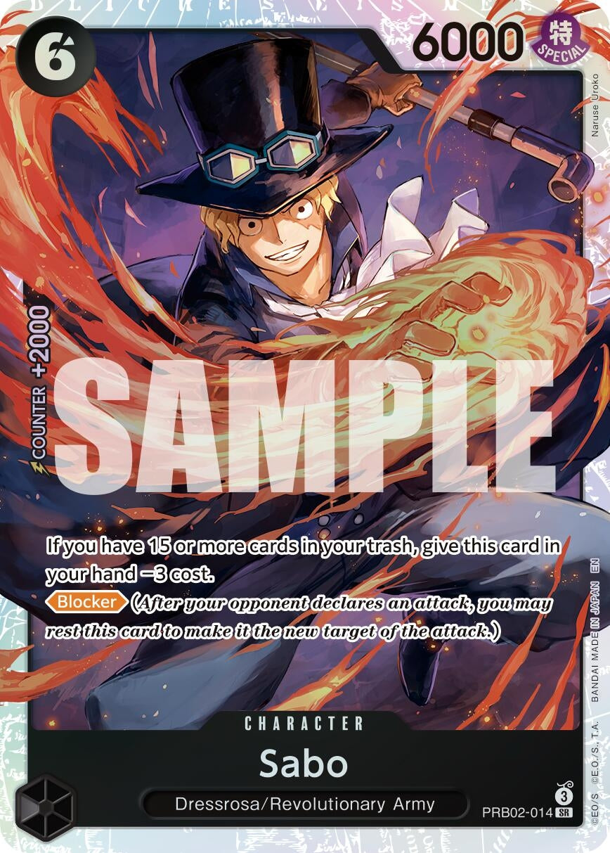 Image for Sabo - PRB02-014 [PRB02-014] - One Piece Card Game