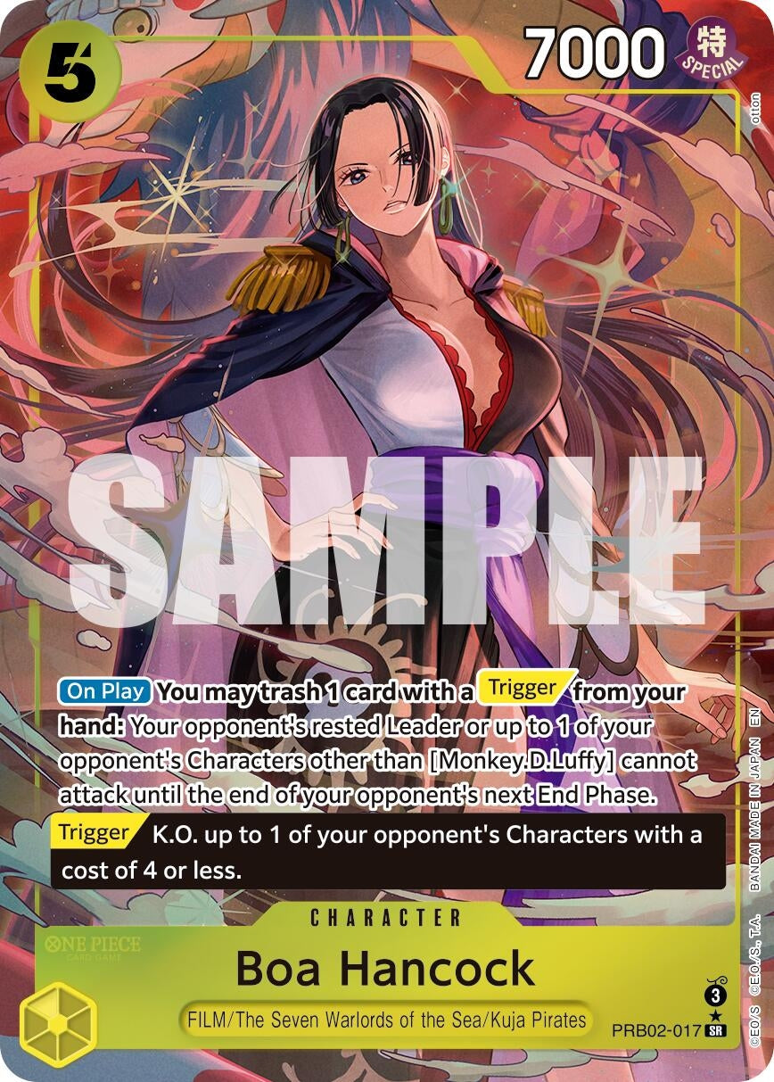 Image for Boa Hancock (Alternate Art) [PRB02-017] - One Piece Card Game