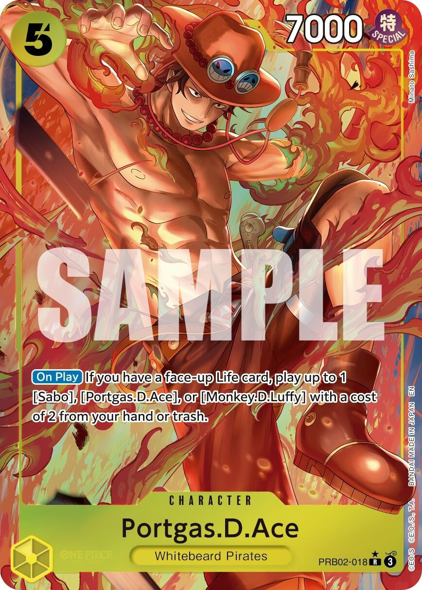 Image for Portgas.D.Ace - PRB02-018 (Alternate Art) [PRB02-018] - One Piece Card Game