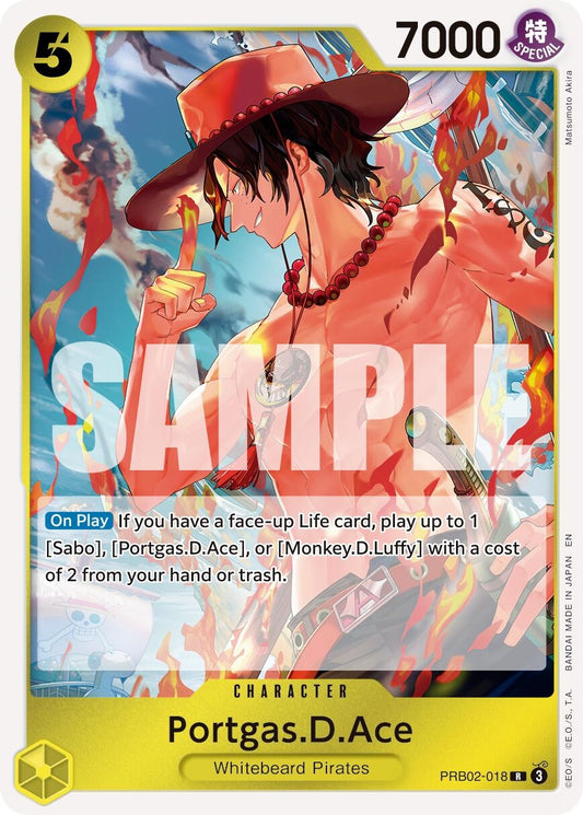 Image for Portgas.D.Ace - PRB02-018 [PRB02-018] - One Piece Card Game