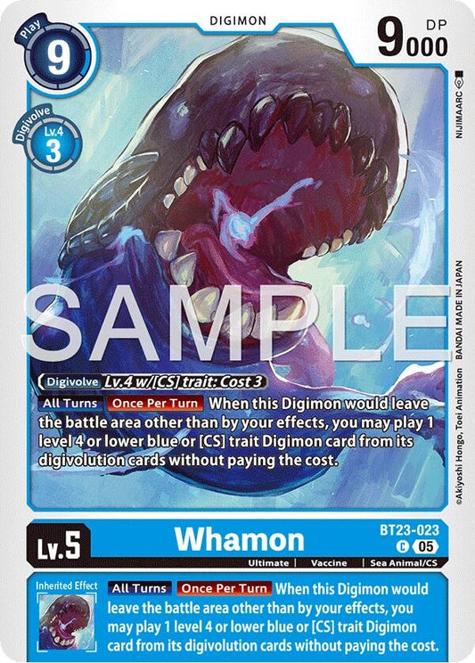 Image for Whamon [BT23-023 C] - Digimon Card Game