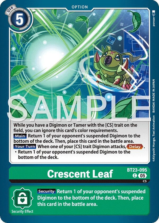 Image for Crescent Leaf [BT23-095 C] - Digimon Card Game
