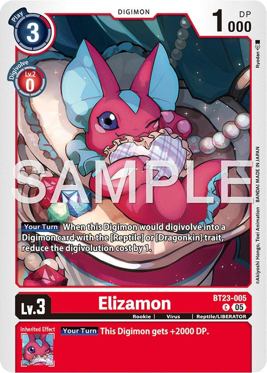 Image for Elizamon [BT23-005 C] - Digimon Card Game