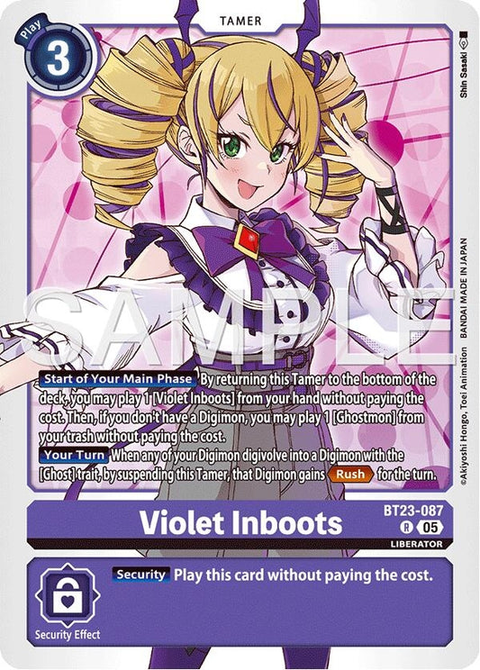 Image for Violet Inboots [BT23-087 R] - Digimon Card Game