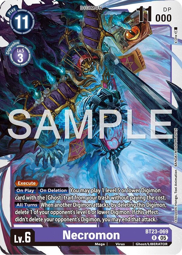 Image for Necromon [BT23-069 R] - Digimon Card Game