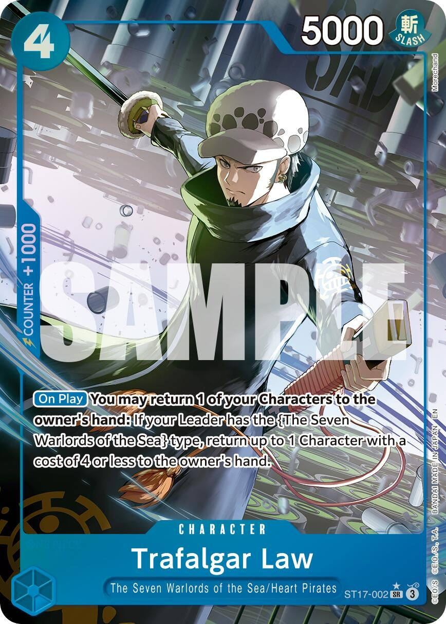 Image for Trafalgar Law - ST17-002 (Alternate Art) [ST17-002] - One Piece Card Game