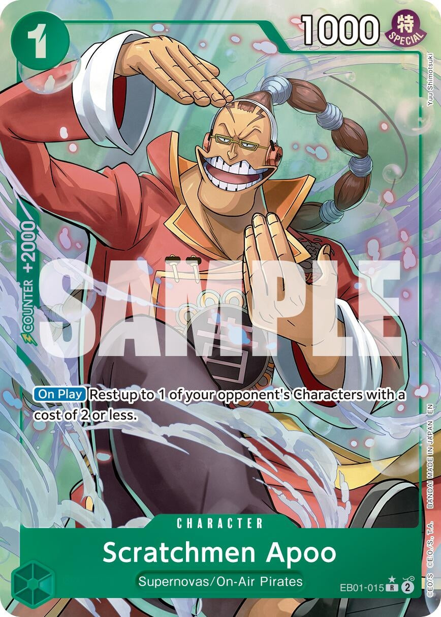 Image for Scratchmen Apoo - EB01-015 (Alternate Art) [EB01-015] - One Piece Card Game