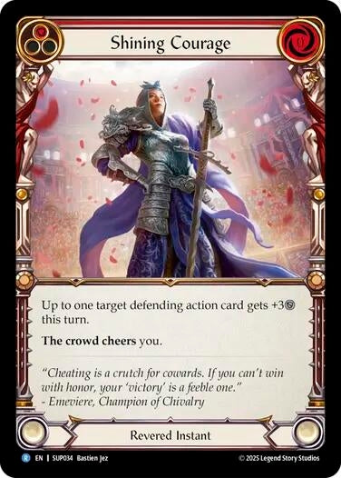 Image for Shining Courage [SUP034] - Flesh and Blood TCG