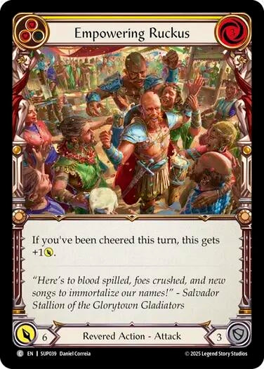 Image for Empowering Ruckus [SUP039] - Flesh and Blood TCG