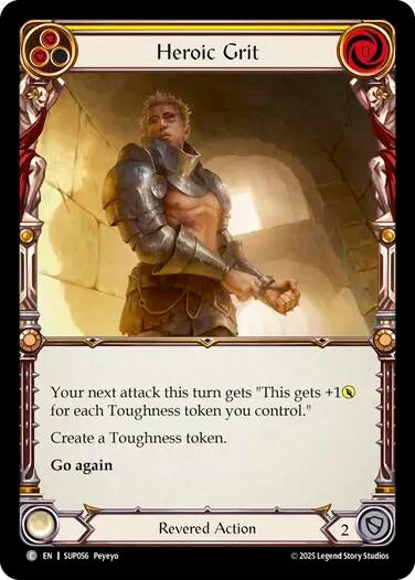 Image for Heroic Grit [SUP056] - Flesh and Blood TCG