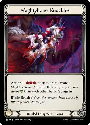 Image for Mightybone Knuckles [SUP080] - Flesh and Blood TCG