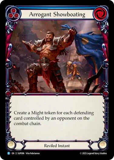 Image for Arrogant Showboating [SUP096] - Flesh and Blood TCG