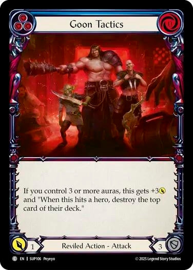 Image for Goon Tactics [SUP106] - Flesh and Blood TCG