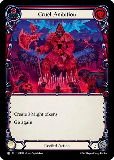 Image for Cruel Ambition [SUP118] - Flesh and Blood TCG