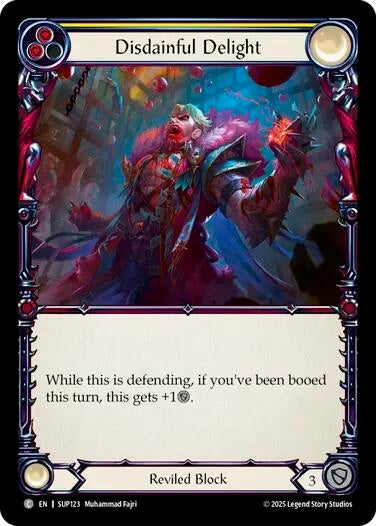 Image for Disdainful Delight [SUP123] - Flesh and Blood TCG