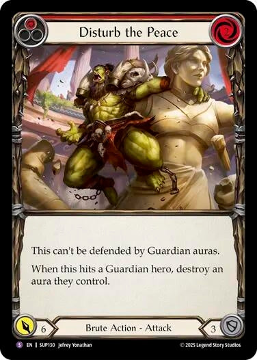 Image for Disturb the Peace [SUP130] - Flesh and Blood TCG