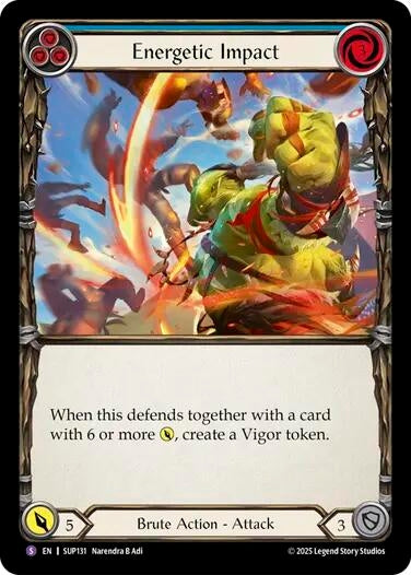 Image for Energetic Impact [SUP131] - Flesh and Blood TCG