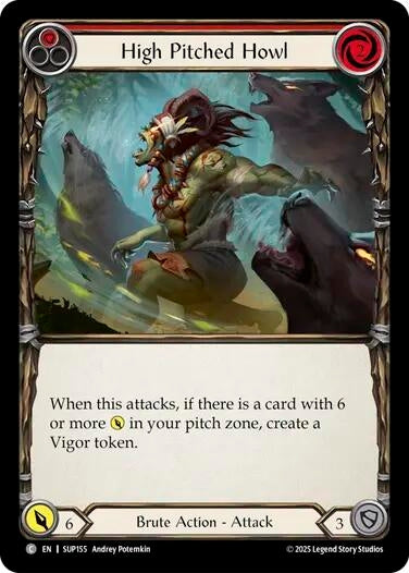 Image for High Pitched Howl (Red) [SUP155] - Flesh and Blood TCG