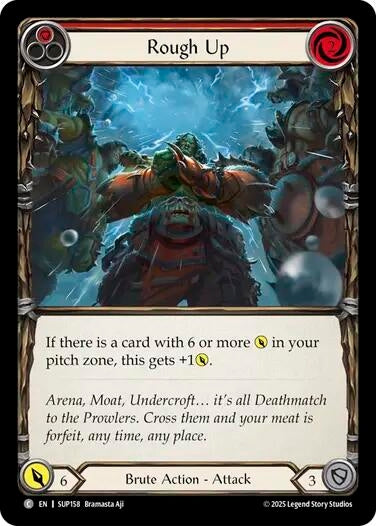 Image for Rough Up (Red) [SUP158] - Flesh and Blood TCG